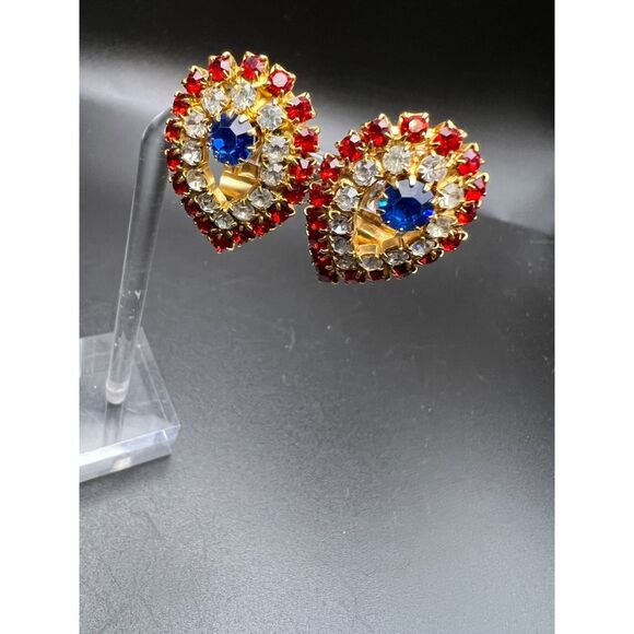 Patriotic Clip Earrings - Picture 3 of 5